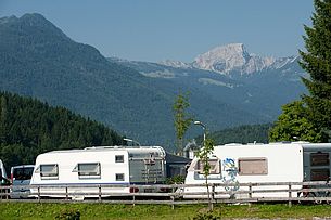 Alpenpanorama am Schluga Camping Hermagor